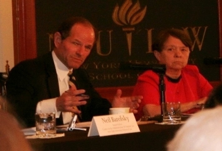 Eliot Spitzer and Mary Jo White