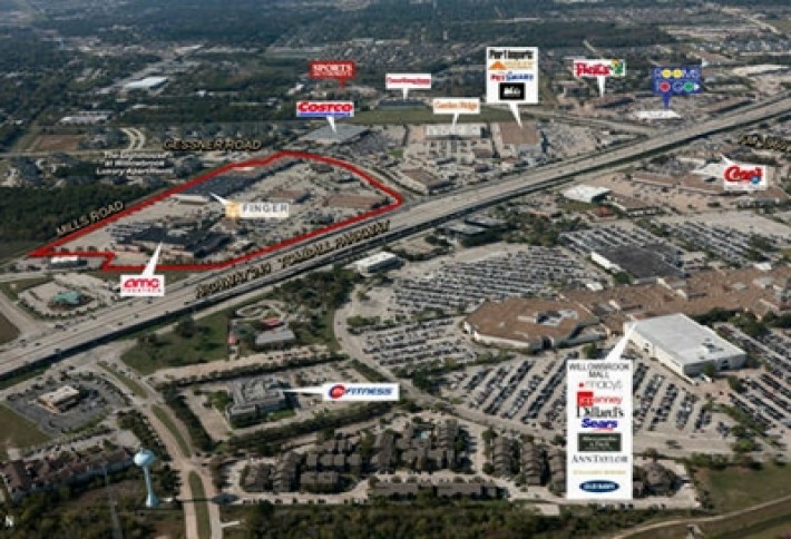 Willowbrook Plaza aerial 5
