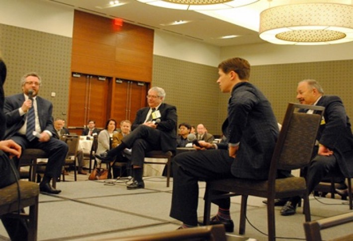 panel on stage