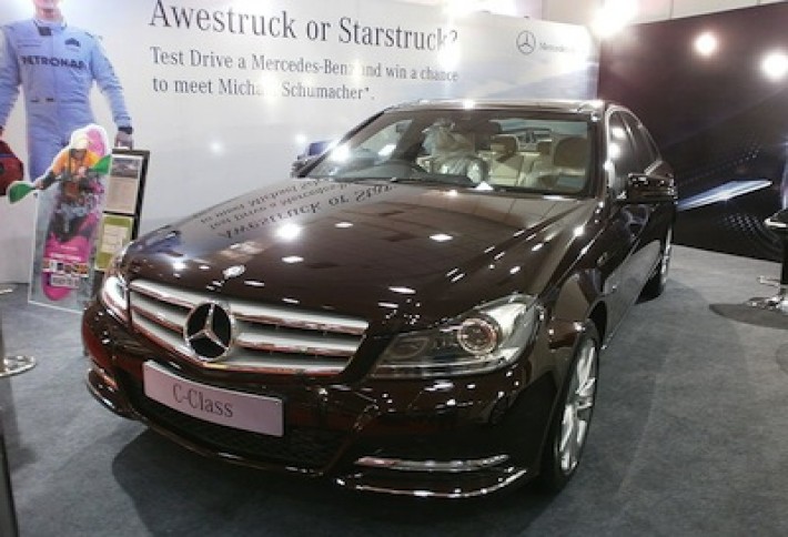 Mercedes-C-Class-Chocolate-Color-Car