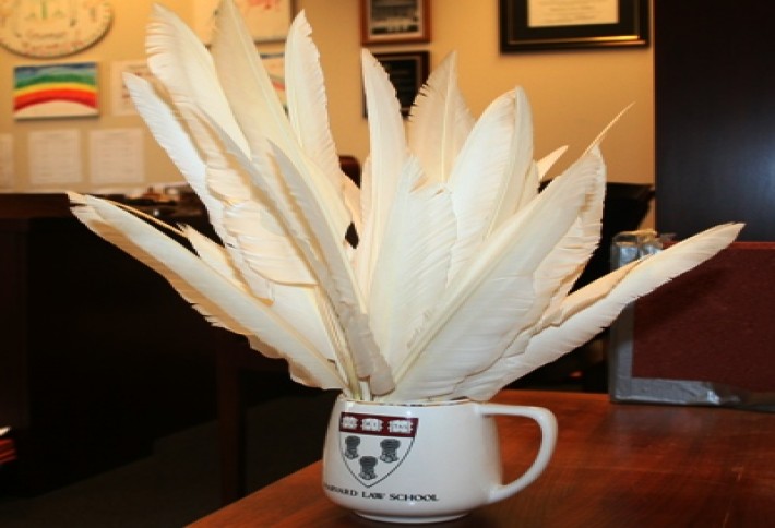 Pattie Millett cup of quills